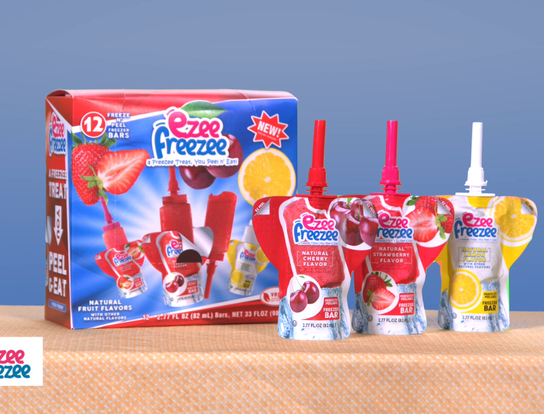World's First Naturally Flavored Freeze n' Peel Freezer Pops. – Ezee ...